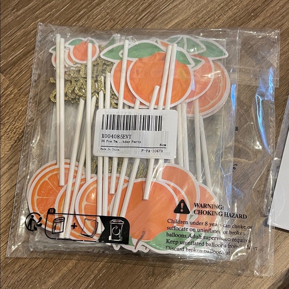 Orange Party Props Set - Picture 2 of 3